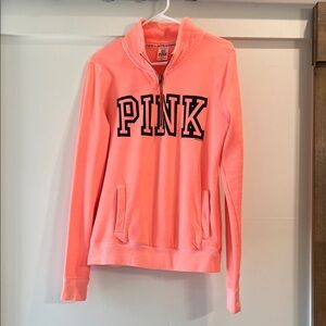 Pink Zip-Up Sweatshirt